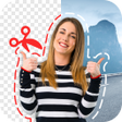 أيقونة البرنامج: Photo Cut - Profile Pic M…