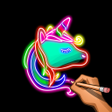 程序图标：Learn To Draw Glow Animal…