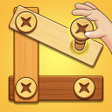 أيقونة البرنامج: Nuts Bolts Puzzle : Wood …