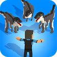 Jurassic Hopper: Crossy Dinosaur Shooter Game icon