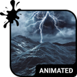 Stormy Sea Animated Keyboard  Live Wallpaper