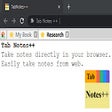 Ícone do programa: Tab Notes ++