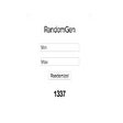 Icon of program: RandomGen