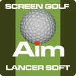 Screen Golf Putter Aiming