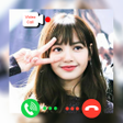 プログラムのアイコン：Lisa BLACKPINK Call - Fak…