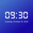 أيقونة البرنامج: LED Digital Clock 3D Wall…