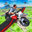 Иконка программы: Flying Motorbike: Bike Ga…