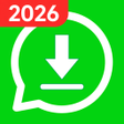 أيقونة البرنامج: Status Saver - Download S…