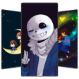 Underground Wallpapers - Sans Frisk  Asriel