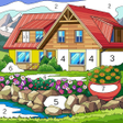 Иконка программы: House Paint by Number Hou…