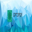 Biểu tượng của chương trình: GPT2PDF