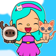 Biểu tượng của chương trình: Toca Boca Lady Cats Wallp…