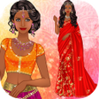 Иконка программы: Indian Sari dress up