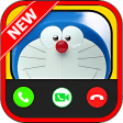 Call From Funny Blue Cat - Fake Video Call