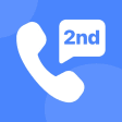 Icoon van programma: Second Phone Number . 2nd…