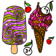 程序图标：Ice Cream Paint by Number…