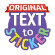 Ikon program: Texticker Create Text Sti…
