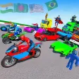 Crazy Superhero Car Stunt Race