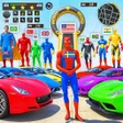 Ikona programu: Crazy Superhero Car Stunt…