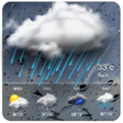 プログラムのアイコン：Real-time weather forecas…