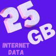 أيقونة البرنامج: Daily Internet Data 25 GB