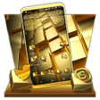 程序图标：Gold Cubes Launcher Theme