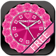 プログラムのアイコン：[Free]CUTE QLOCK Pink Dia…
