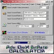 Icon of program: Advanced DivX bitrate cal…