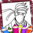 Ikon program: Superhero Ninja Coloring …