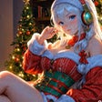 Icono de programa: Christmas Anime Girl: Fes…
