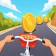 프로그램 아이콘: Crazy Pizza Dash-bike rac…