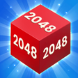 プログラムのアイコン：Cube Merge - 2048 Puzzle