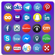 プログラムのアイコン：All in one social media n…