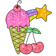 Icoon van programma: Glitter Ice Cream Colorin…