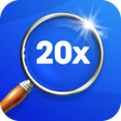 Ícone do programa: Magnifying Glass with Fla…