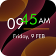 プログラムのアイコン：Digital Clock Widget - Ho…