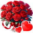 プログラムのアイコン：Flowers Stickers for What…