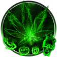プログラムのアイコン：Fire Weed Rasta Themes HD…