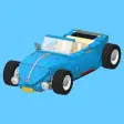 VW Beetle Hot Rod for LEGO 10252 Set
