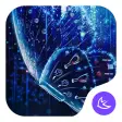 Blue Butterfly-APUS Launcher stylish theme