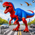 Ikon program: Angry Dinosaur City Attac…