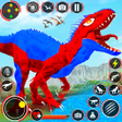 Иконка программы: Angry Dinosaur City Attac…