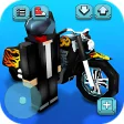 Motorcycle Racing Craft: Moto Games  Building 3D