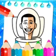 Ícone do programa: Skibidi Toilet Coloring B…