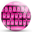 Ikona programu: Keyboard Theme Led Pink