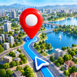 Ikona programu: GPS Live Satellite View M…