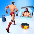 プログラムのアイコン：Wrestling Run: Muscles Ba…