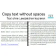 Copy text without spaces - amaz.in/g