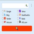 Ikona programu: Search bar