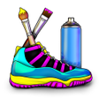 أيقونة البرنامج: Custom Kicks - Coloring B…